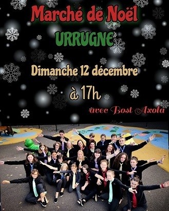 Concert au marché de Noël à URRUGNE