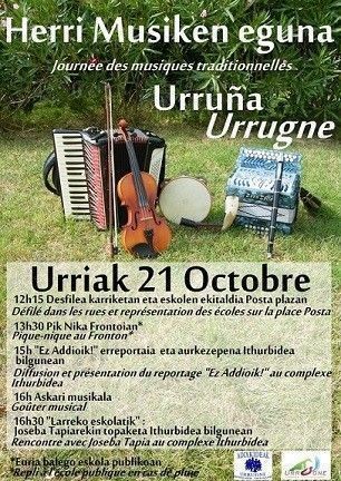 Journée Des Musiques Traditionnelles à URRUGNE